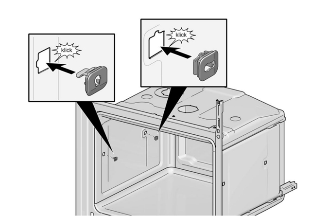 Sütő oldalfalra sütősínrögzítő ( 1cs - 4db ) - Image 3