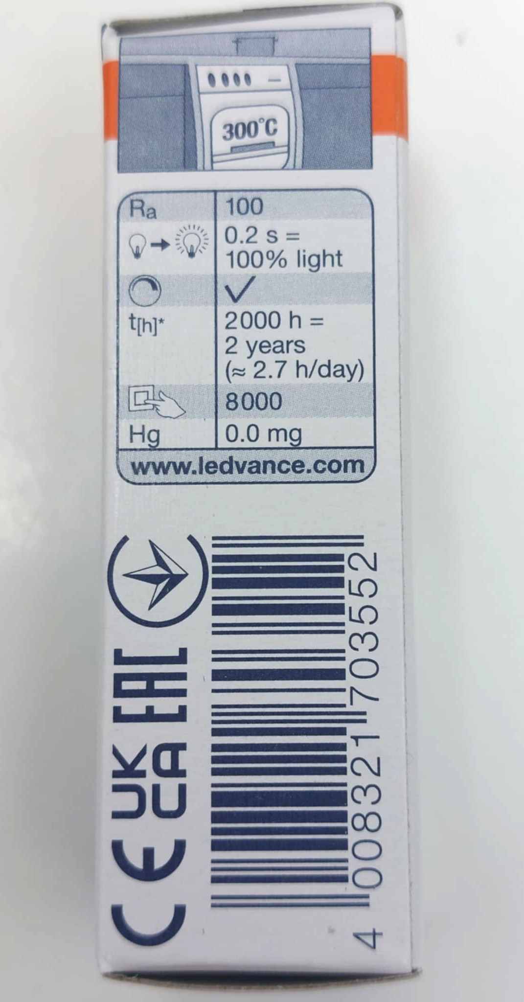 Halogén izzó G9 25w (sütőbe, mikróba, páraelszívóba) 300°C - Image 3