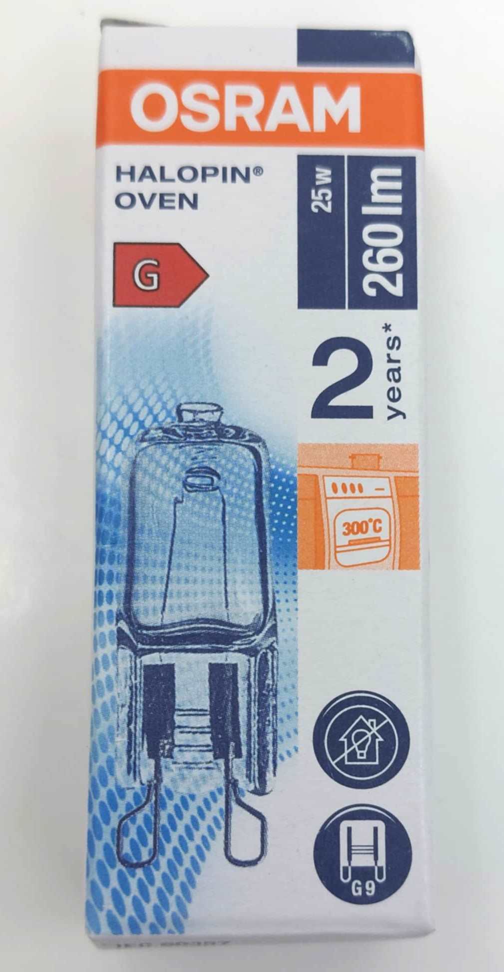 Halogén izzó G9 25w (sütőbe, mikróba, páraelszívóba) 300°C - Image 6