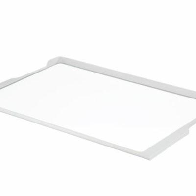 Hűtőbe üveglap műanyag kerettel 50,5 x 32 cm