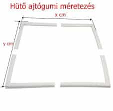 Hűtő mágnesgumi 71,5x66cm