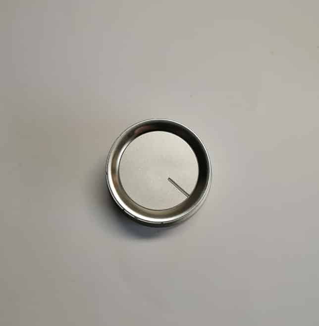 Tűzhely főzőfelület forgatógomb INOX színben - Image 3