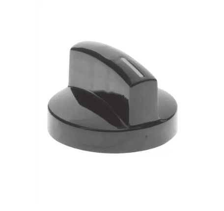 Főzőlap forgatógomb fekete színben