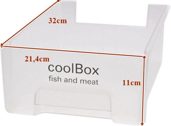 Hűtő fiók coolBox fish and meat felirattal - Image 2