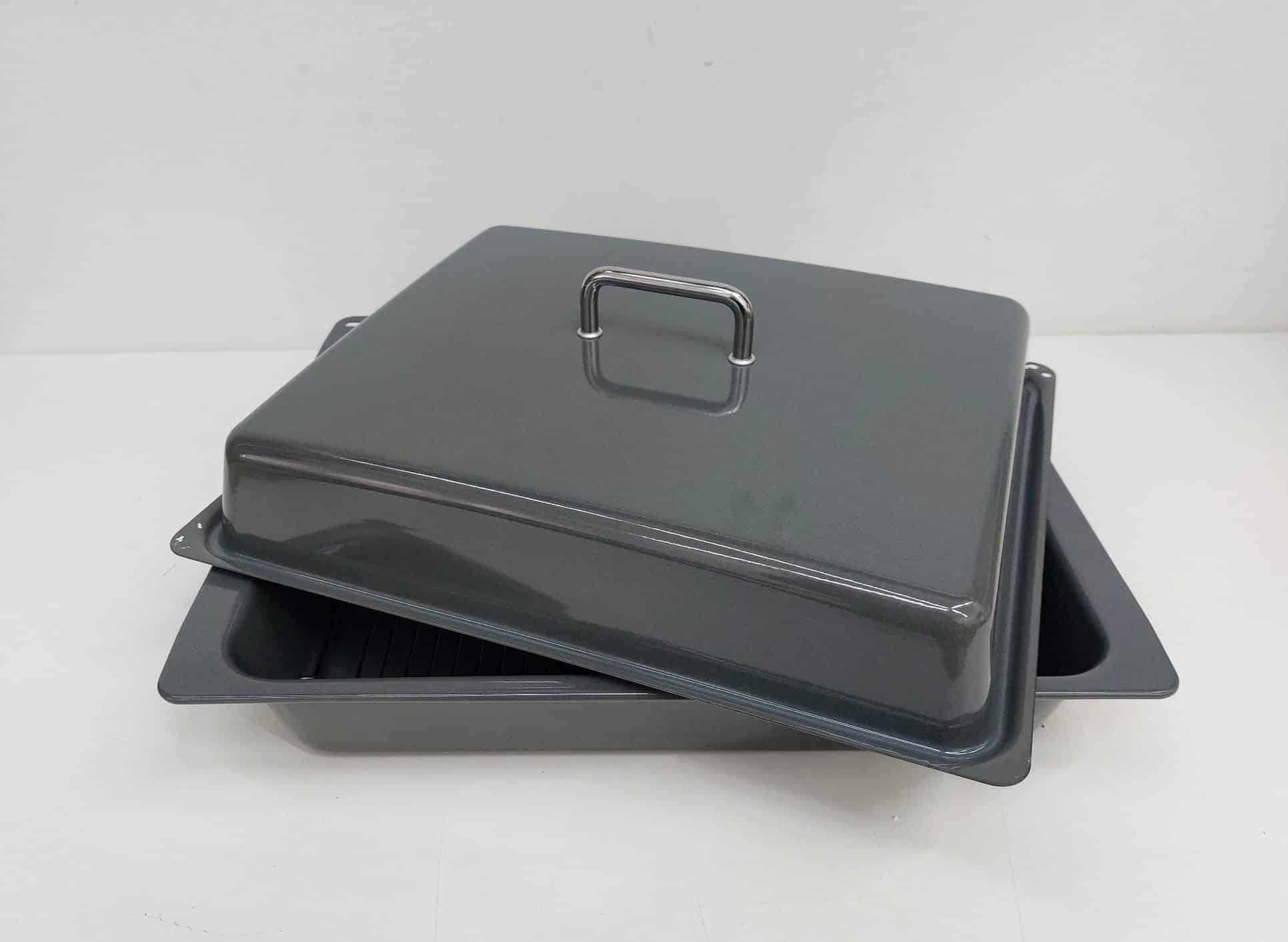 Extra mély tepsi grillráccsal és fedéllel 46,4x37,3x8cm - Image 7