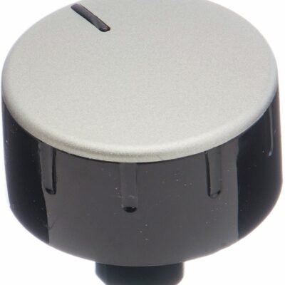 Főzőlap forgatógomb fekete/inox színben