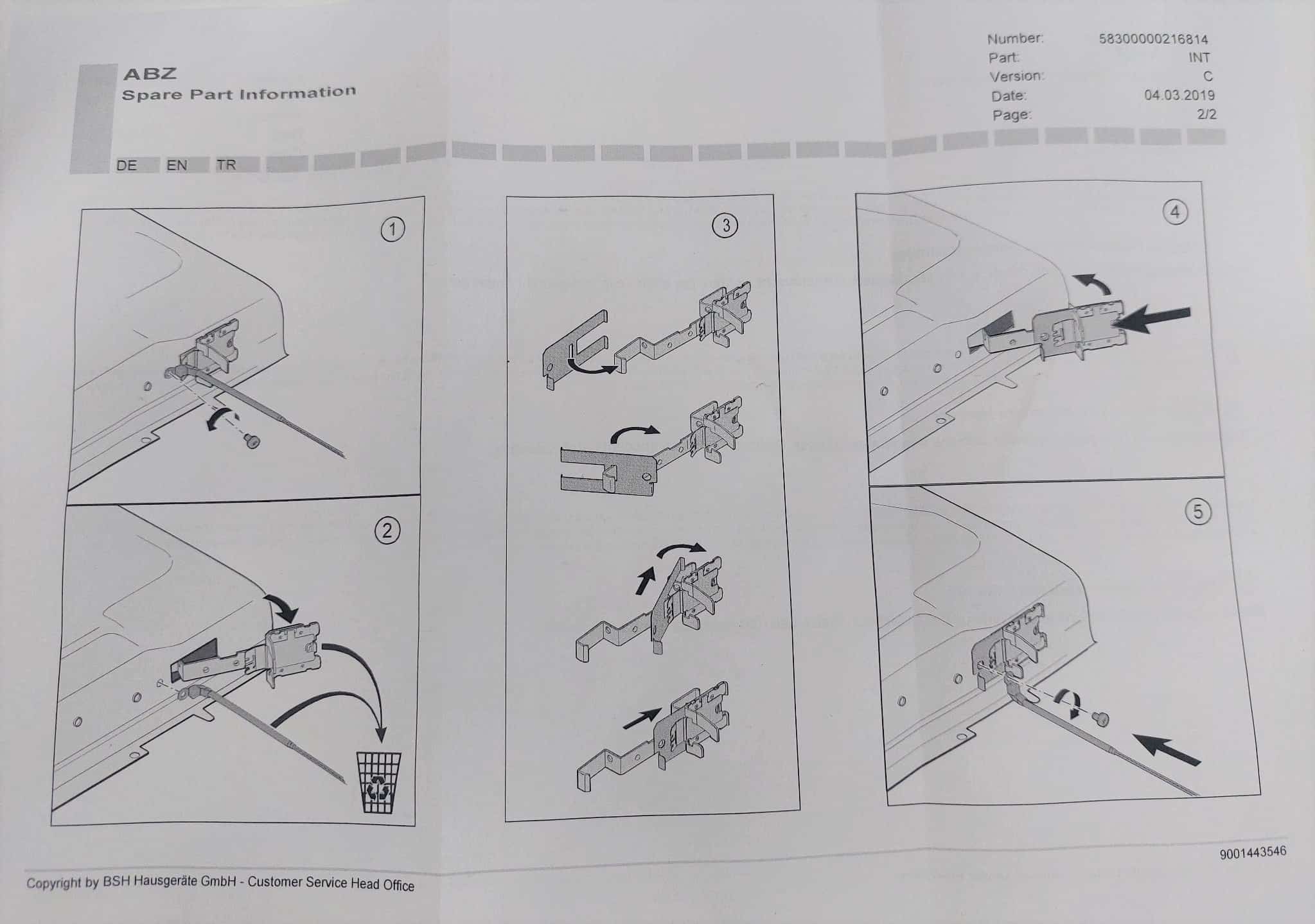 Sütő / tűzhely javító készlet - Image 2