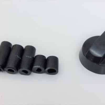 Univerzális fekete tűzhely / sütő forgatógomb