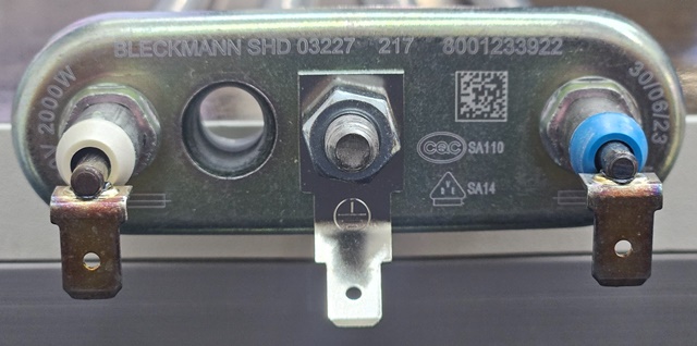 Mosógép fűtőtest , fűtőszál (2000W) - Image 4