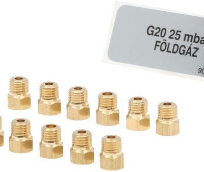 Fúvókabetét készlet földgázhoz