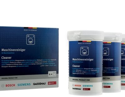 Bosch mosógép tisztítószer (Készlet: 1 évre elegendő, 4db)