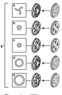 Tészta kinyomó MUM9 és S6 rogotgéphez (húsdarálóba szerelhető) - Image 4