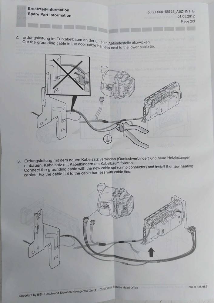 Mosogatógép fűtéspumpa-kábelköteg átalakító - Image 3