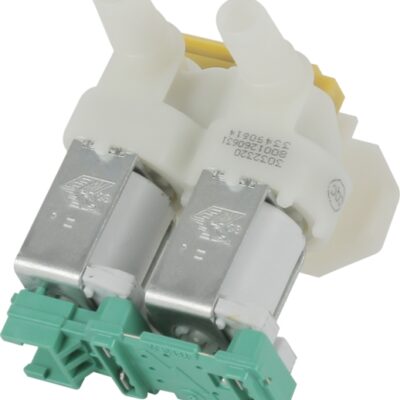 Mosógép mágnesszelep (dupla, keskeny géphez is)