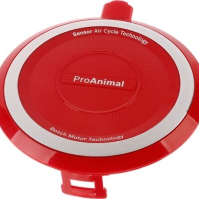 Bosch Porzsáknélküli porszívó fedél, Piros (Felirat eltérés lehetséges)