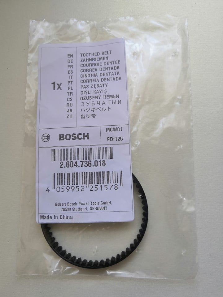 Bosch gyalugéphez fogasszíj - Image 2