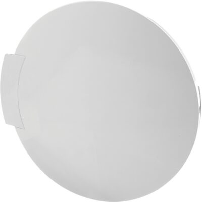 Szárítógép ajtó komplett zsanérral (fehér műanyag)