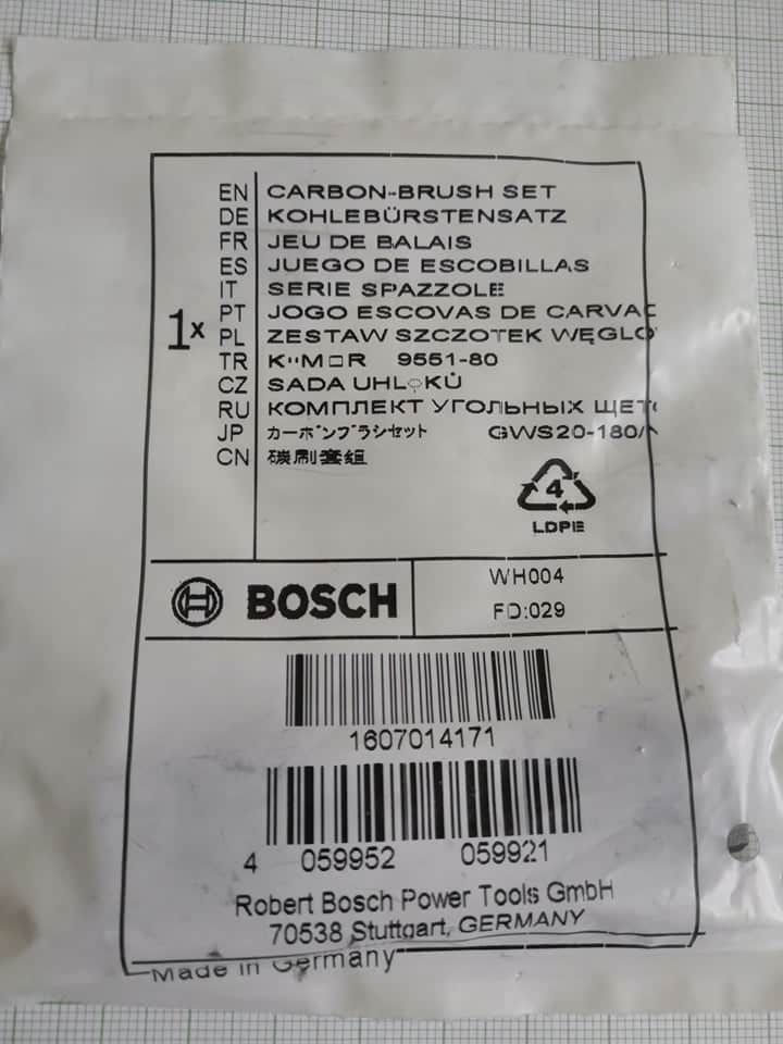 Bosch / Skil sarokcsiszoló szénkefe pár - Image 2