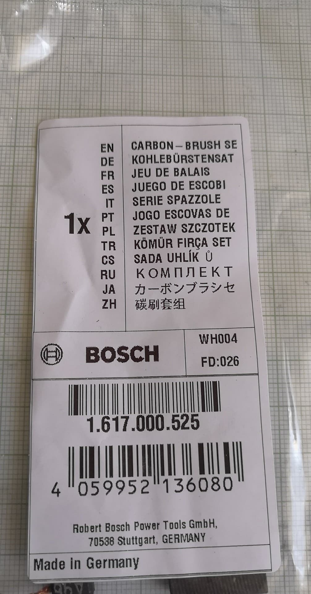 Bosch ütvefúróhoz szénkefe készlet - Image 2