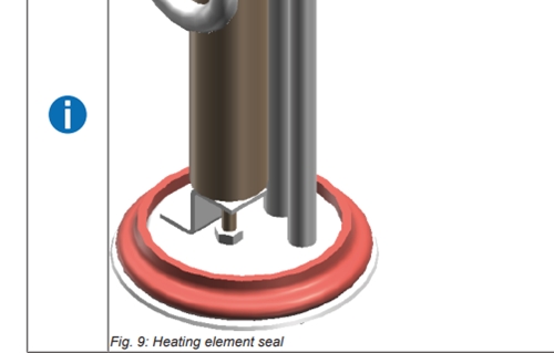 Bosch duplatartályos Tronic bojler alaplaptömítés - Image 2