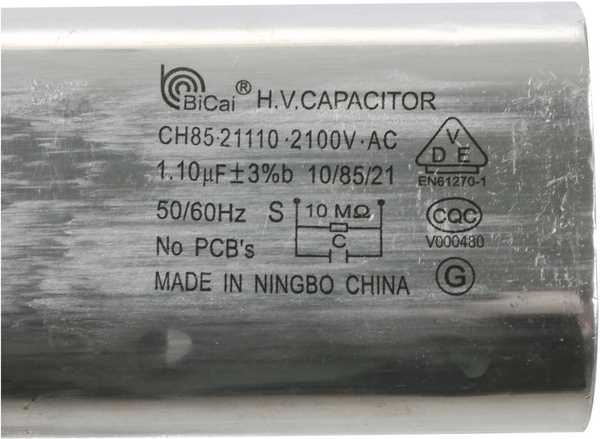 Mikró nagyfeszültségű kondenzátor (1,1μF, 2100V) - Image 3