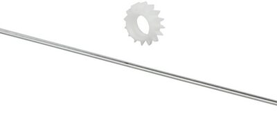 Mosogatógép hátsó középső láb állító tengely fogaskerékkel