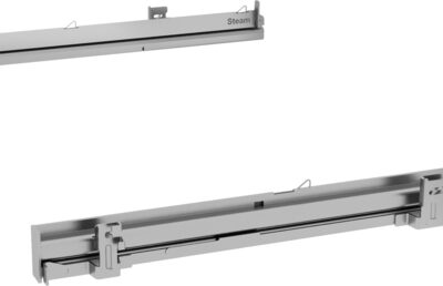 Tepsi tartó sínbe helyezhető teleszkópos sütősín pár (gőzsütőkbe is )