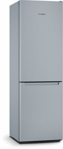 Bosch Serie 2 Szabadonálló alulfagyasztós hűtő-fagyasztó kombináció 186 x 60 cm Nemesacél kinézet KGN36NL3A